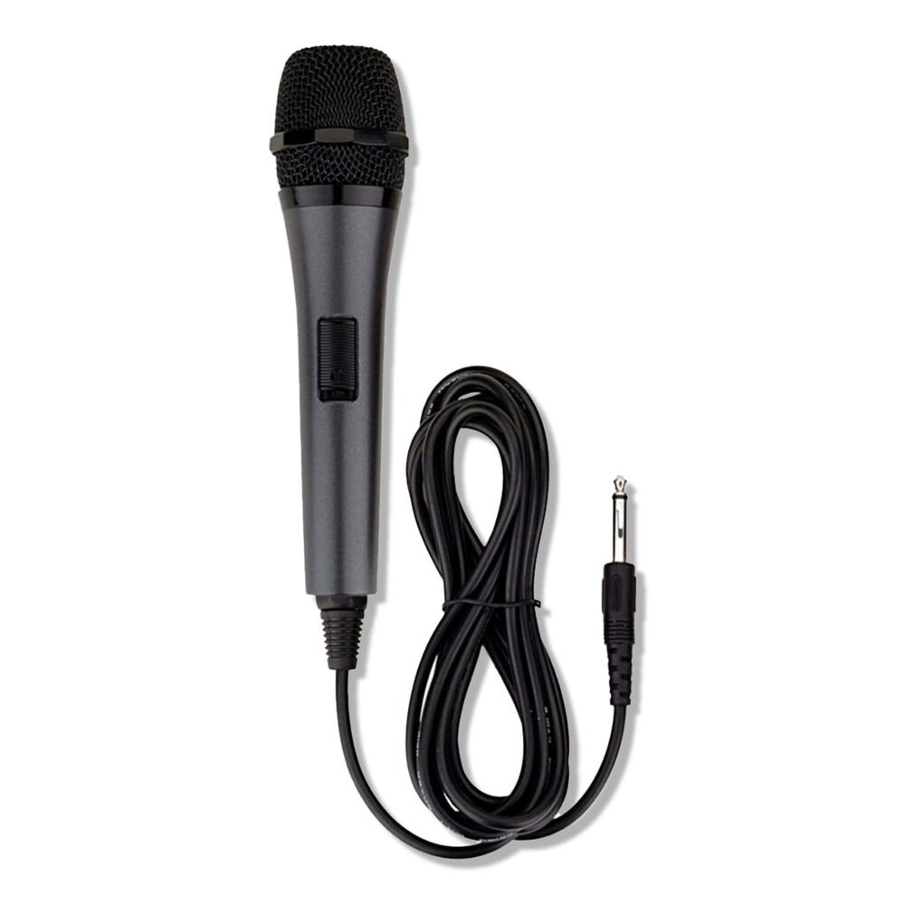 Singing Machine Wired Microphone for Karaoke, (Black)